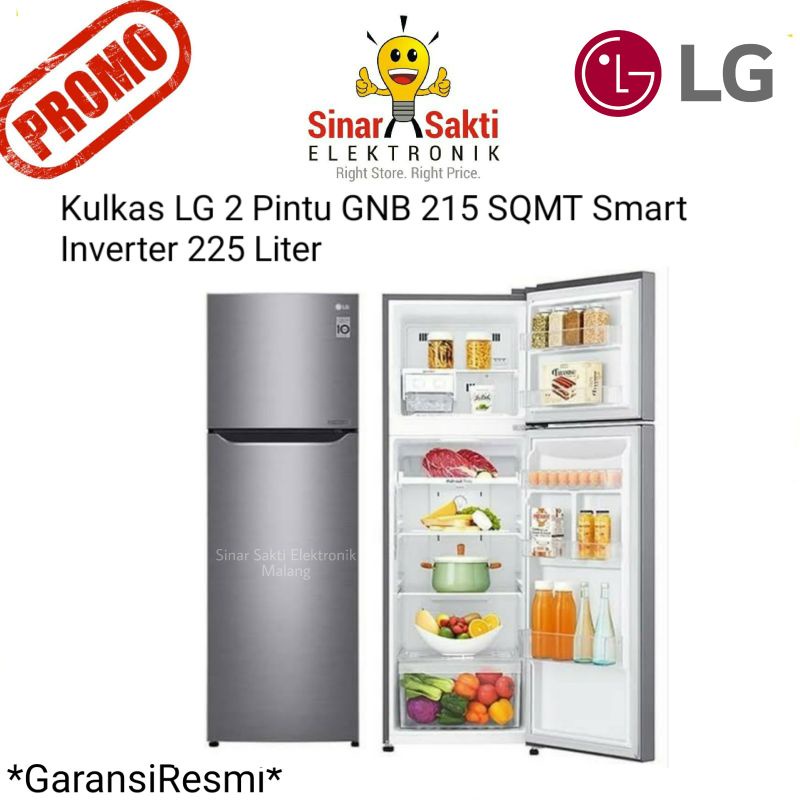 Jual Kulkas Lg Pintu Gnb Sqmt Sqmt Gnb Sqmt Smart Inverter