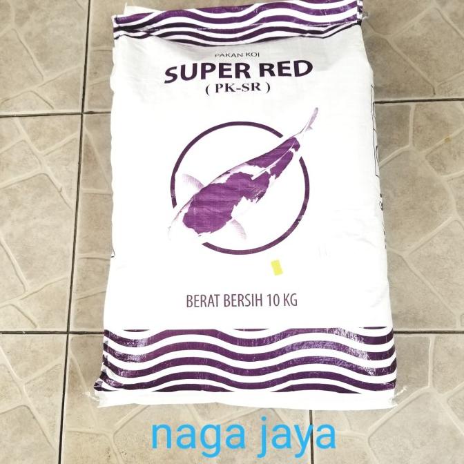 Jual Pelet Koi Super Red Pk Sr 2 Mm Isi 10 Kg Pakan Makanan Ikan