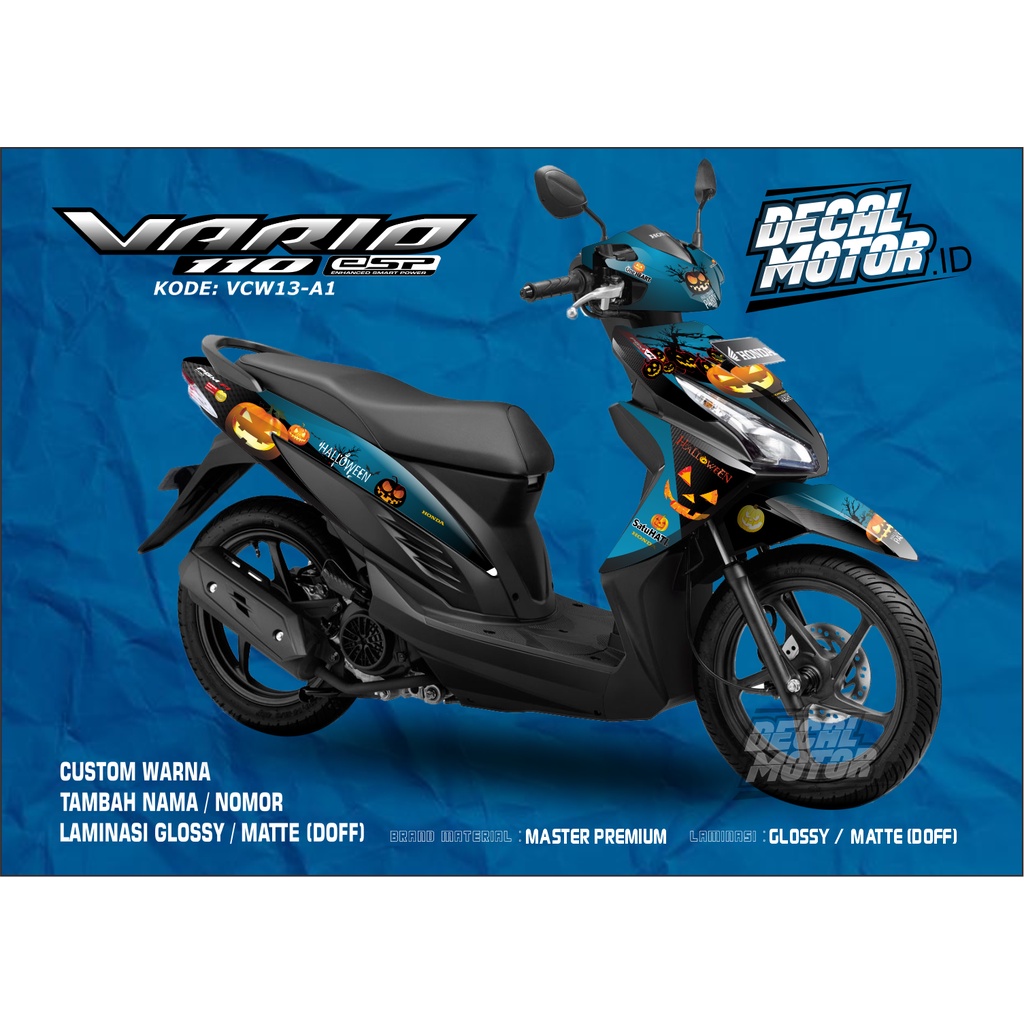 Jual Decal Full Body Honda Vario 110 Fi Sticker Motor Vario 110 Fi