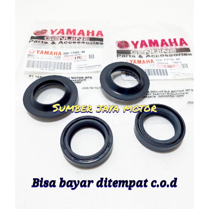 Jual Satu Set Sil Seal Shock Depan Plus Seal Debu Yamaha Rx King New