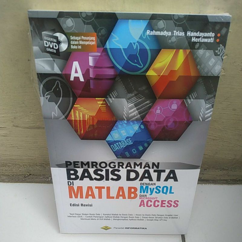 Jual Buku Pemrograman Basis Data Di Matlab Dengan Mysql Dan Microskoft