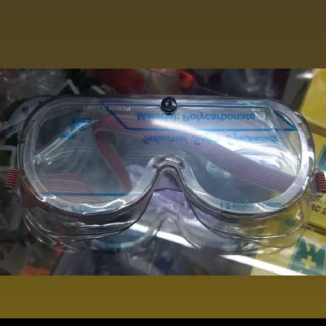 Jual Kacamata Safety Google Blue Eagle Kaca Mata Bahan Kimia Safety