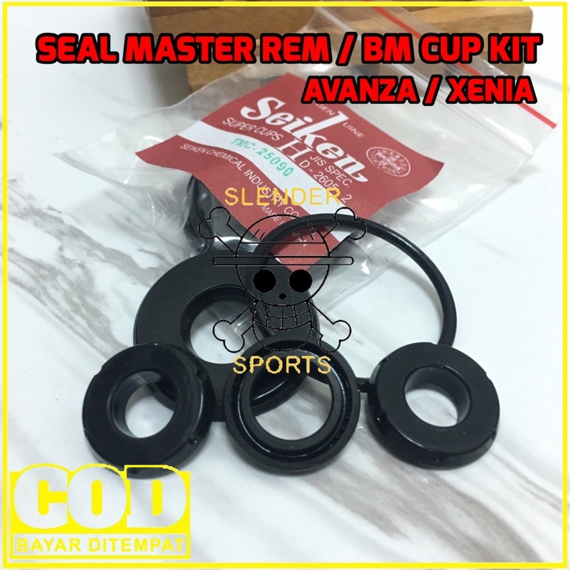 Jual KARET SEAL KIT MASTER REM CENTRAL ATAS AVANZA XENIA RUSH TERIOS