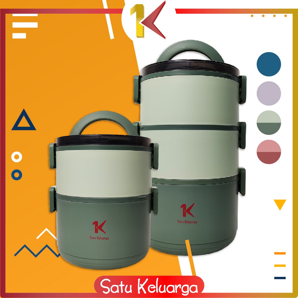 Jual Sk C Lunch Box Set Anti Tumpah Kotak Makan Bekal Set Rantang