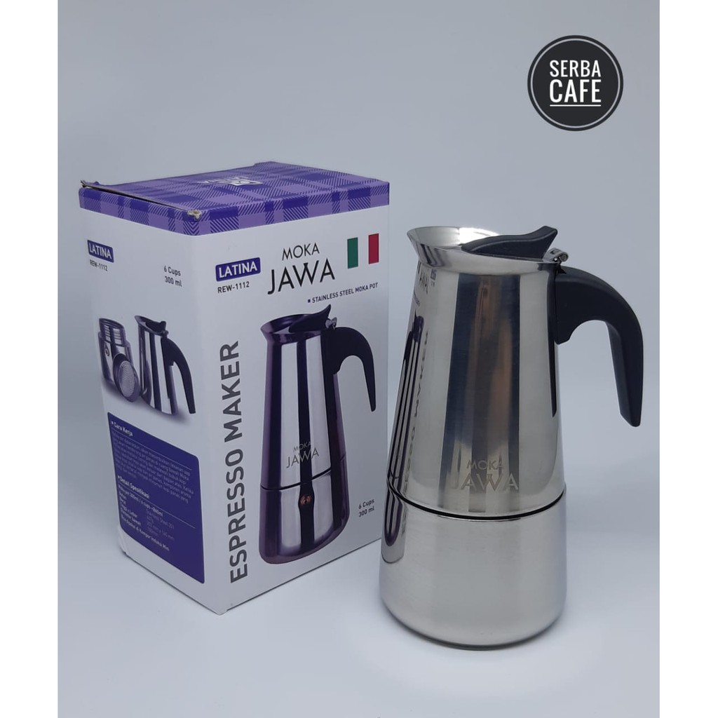 Jual Mokapot Cup Ml Latina Moka Jawa Rew Original Shopee