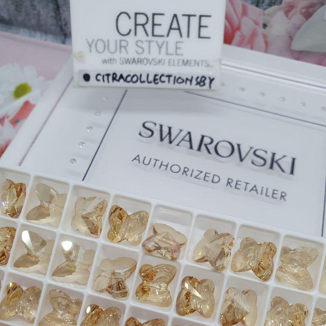 Jual Swarovski Bead Butterfly Kupu Isi Pcs Shopee Indonesia