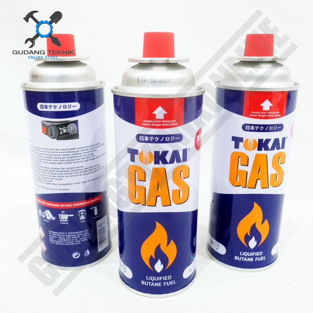 Jual Gas Kaleng Portable TOKAI 235gr Tabung Gas Kompor Kecil 235 Gram