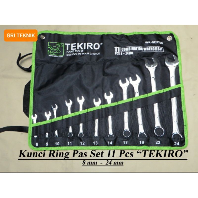 Jual Wr Se Kunci Ring Pas Set Pcs Tekiro Mm Shopee