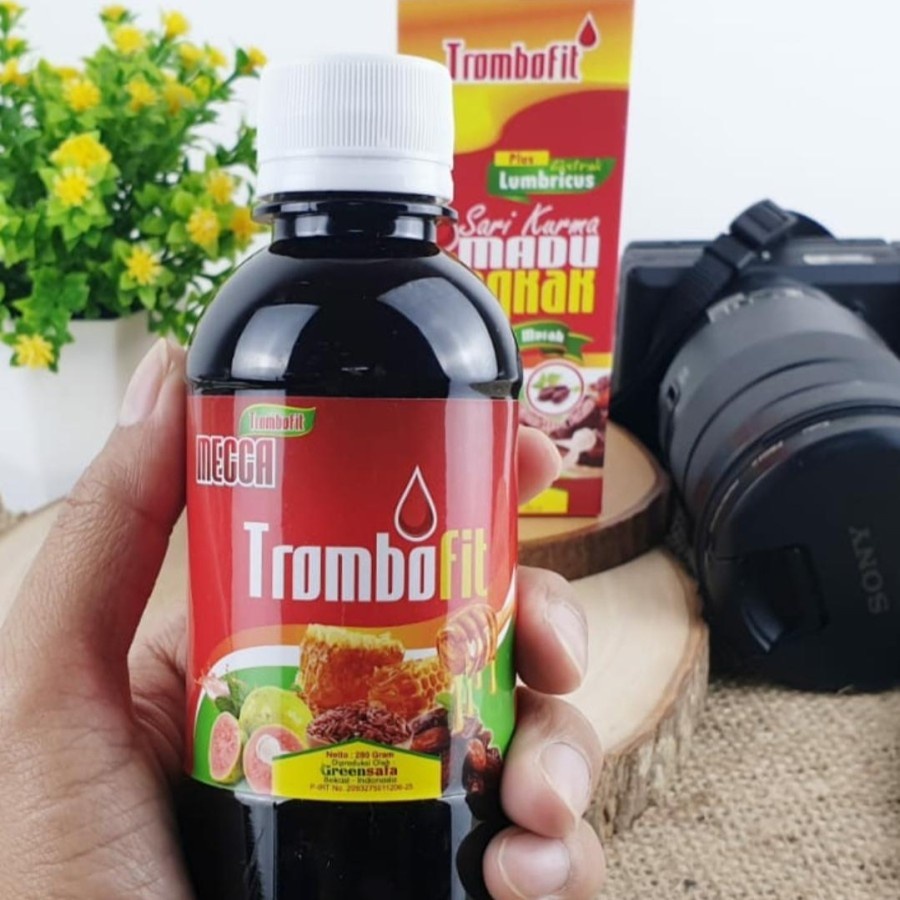 Jual Trombofit Madu Angkak Sari Kurma Plus Lumbricus Jambu Biji Gr