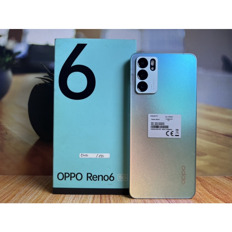 Jual OPPO RENO 6 5g 8 128 SECOND FULLSET Shopee Indonesia