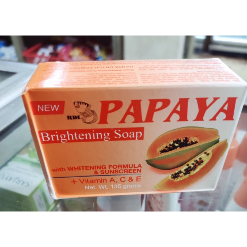 Jual Rdl Papaya Brightening Soap Original Shopee Indonesia