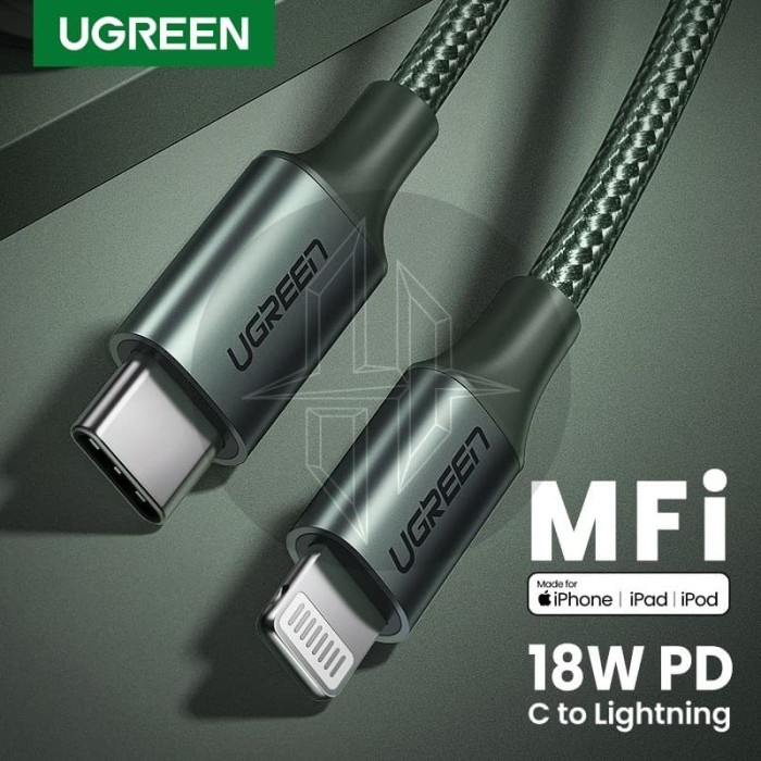 Jual Ugreen Mfi Usb C To Lightning Kabel Data Pd Fast Charging