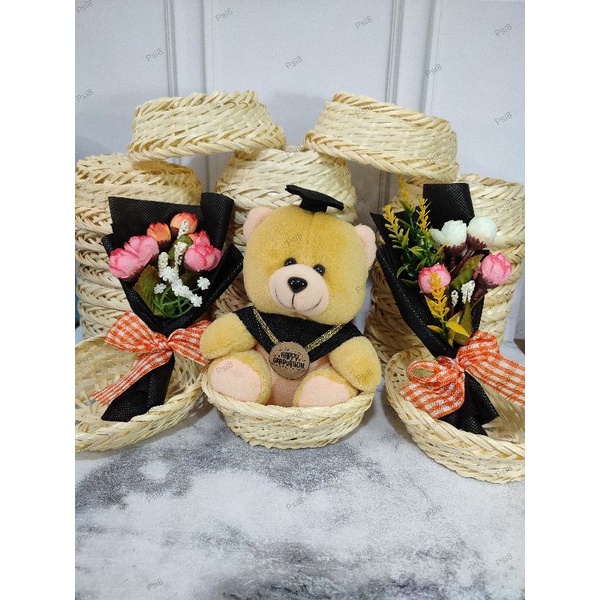 Jual Keranjang Oval Anyam Bambu Mini Utk Boneka Wisuda Shopee Indonesia