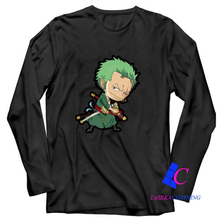 Jual Kaos Distro Baju Murah Anime Kartun Onepiece One Piece Zoro Pedang