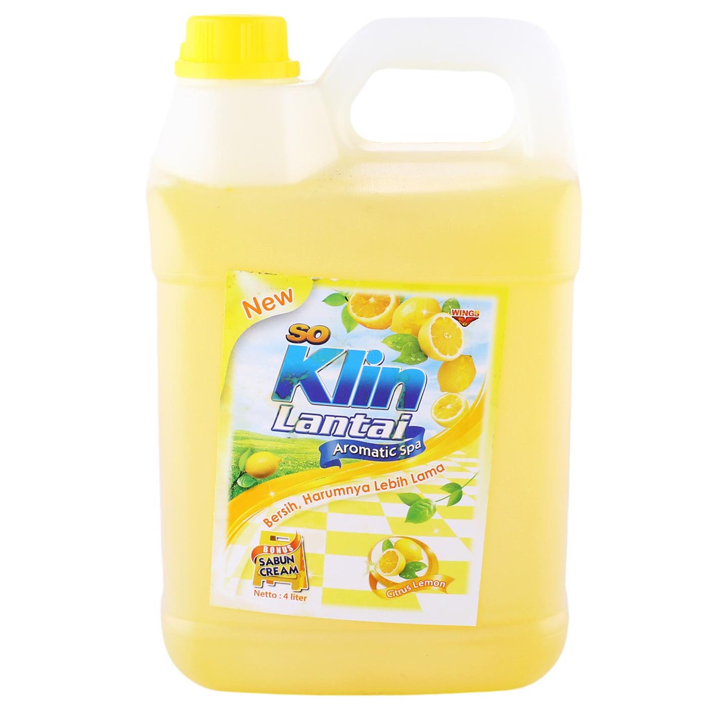 Jual Termurah Soklin Lantai Jerigen Liter L Ml Refill Wings