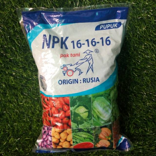 Jual Pupuk NPK Pak Tani 1Kg Mutiara 16 16 16 Buah Buahan Sayur