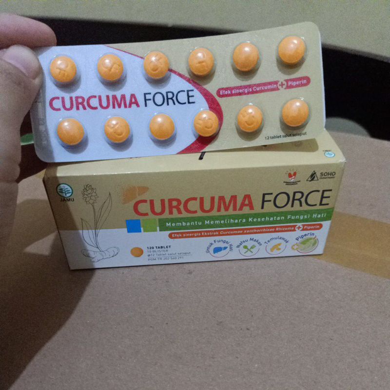 Jual Curcuma Force Tablet Shopee Indonesia