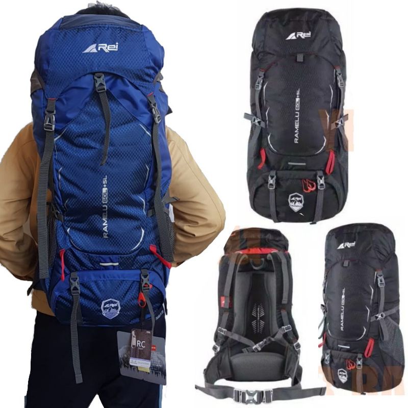 Jual Arei Original Carrier Tas Gunung Outdoor Rei Ramelu 60 5 L