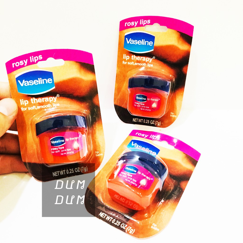 Jual Merah Vaseline Lip Therapy Rosy Lips Balm Untuk Pelembab Bibir