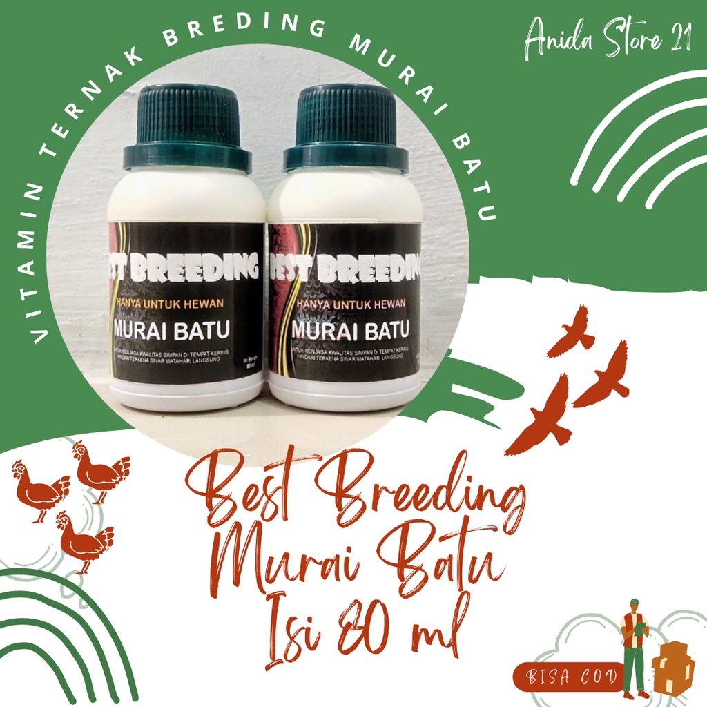 Jual Best Breeding Murai Batu Isi 80 Ml Vitamin Ternak Breding Burung