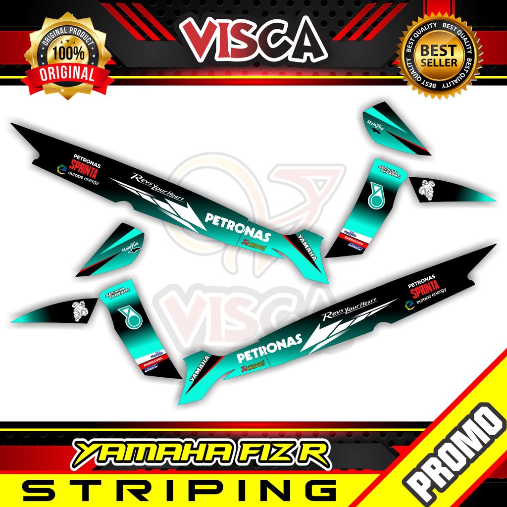 Jual Striping Fiz R Stiker Sticker Striping Variasi Lis Yamaha Fiz R