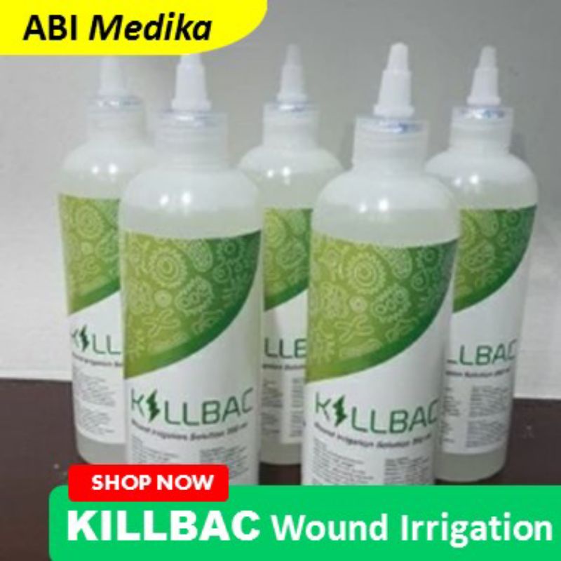 Jual Cairan Pembersih Luka Killbac Wound Irrigation Solution Ml