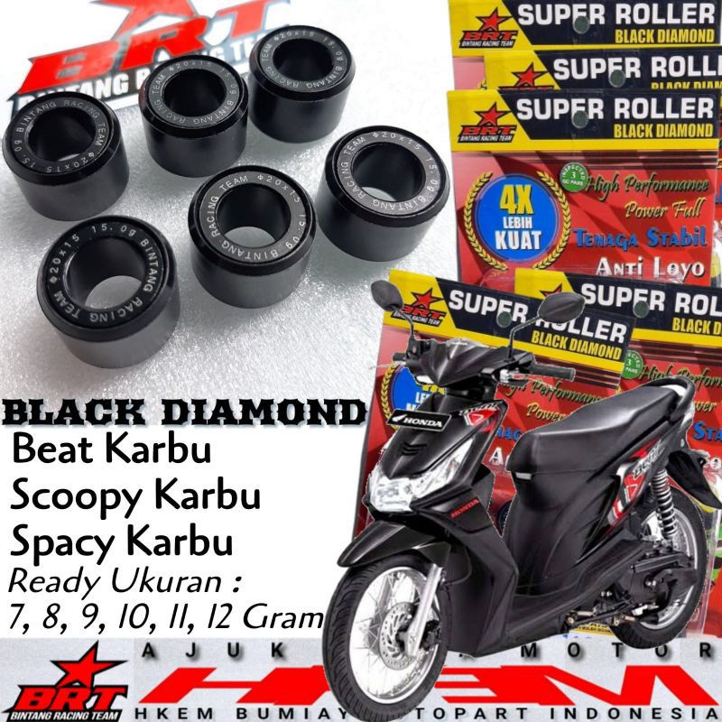 Jual NEW ROLLER RACING BRT BEAT KARBU KVY SCOOPY KARBY SPACY KARBU