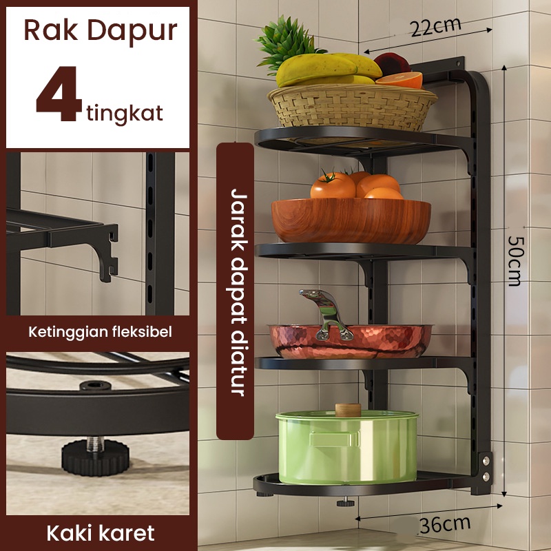 Jual Dejavu Rak Panci Susun Dinding Rak Wajan Westafel Rak Dapur