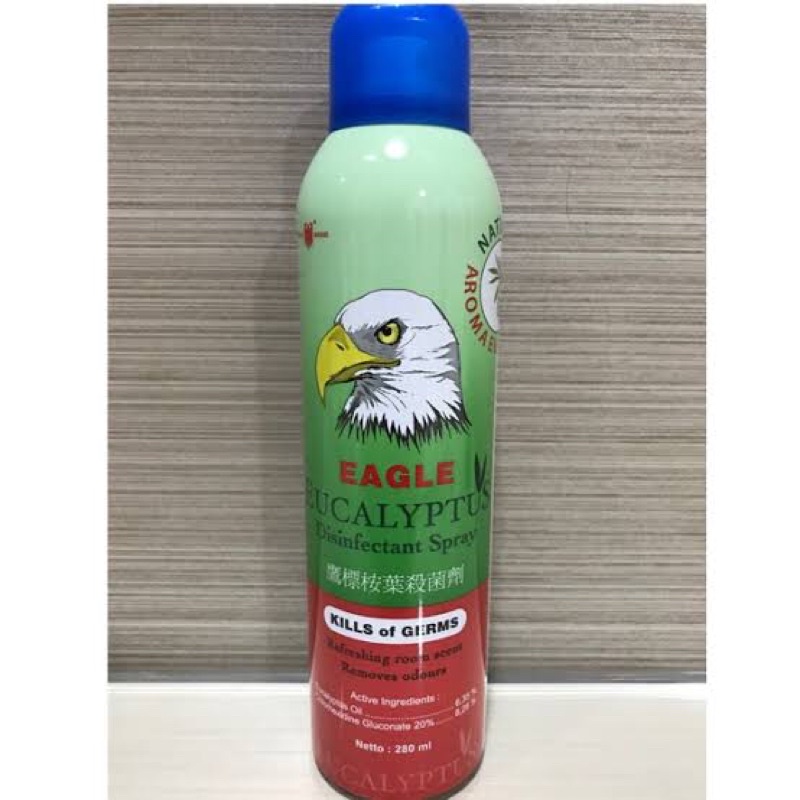 Jual Eagle Eucalyptus Disinfectant Spray 280ml Kemasan Baru Shopee