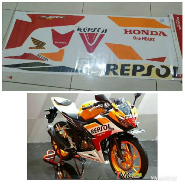 Jual Sticker Stripping Cbr R Cbr R Repsol Edition Original Ahm