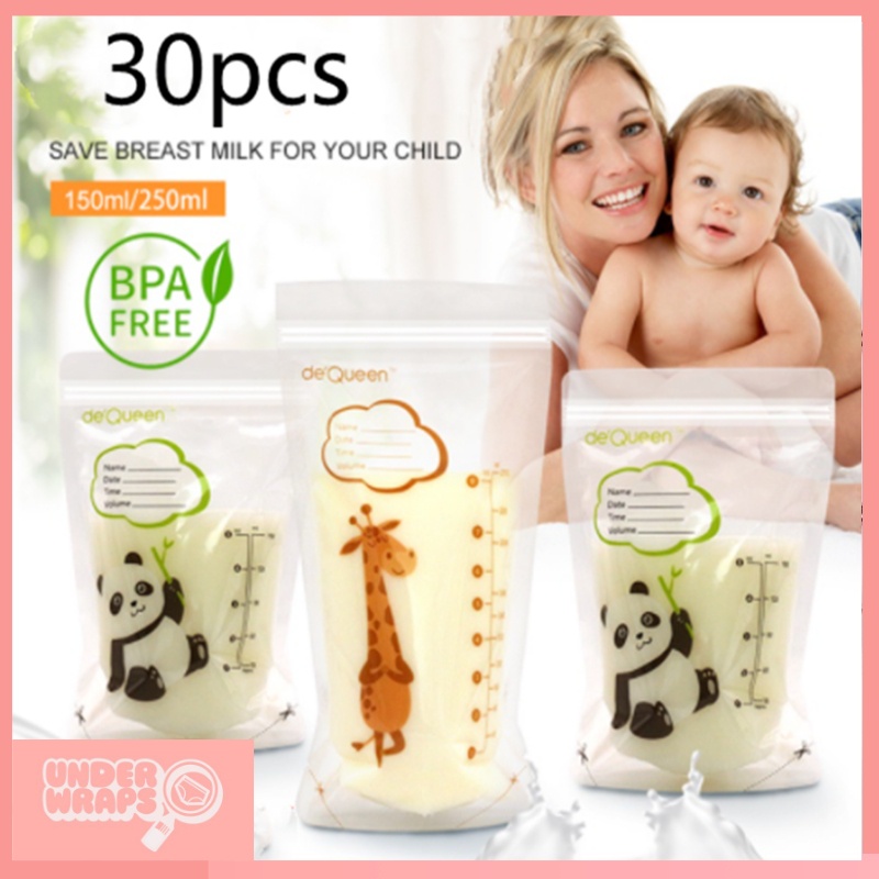 Jual 150ml 30pcs Double Lock Kantong ASI Breastmilk Storage Bag