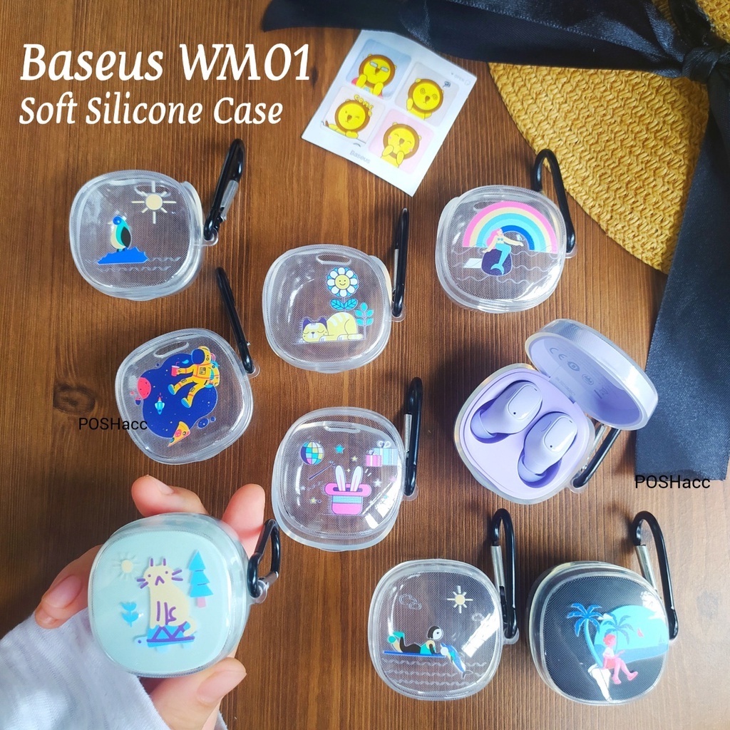 Jual Casing Baseus Encok Wm Tws Soft Case Tpu Transparan Motif