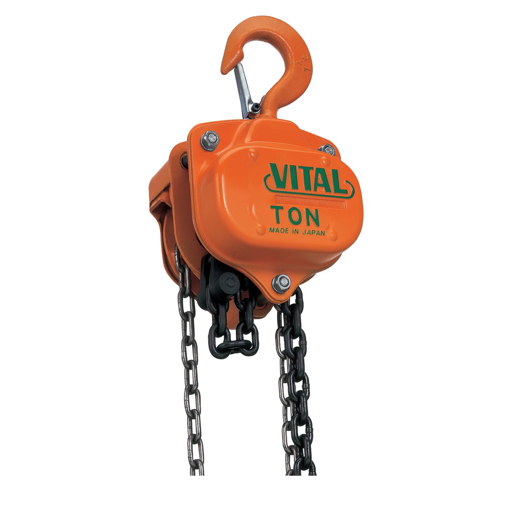 Jual Chain Block VITAL 5 Ton X 5 Meter Takel Chain Block Hoist JAPAN