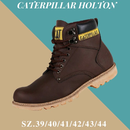 Jual PROMO Sepatu Caterpillar Holton Sepatu Safety Boots Ujung Besi