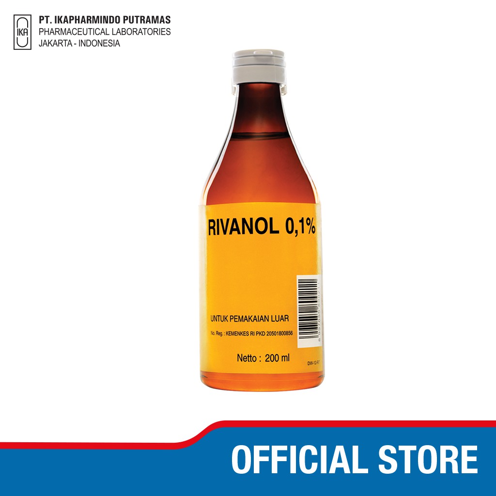 Jual Rivanol 200 ML Cairan Pembersih Luka Ikapharmindo Shopee