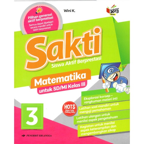 Jual Buku Sakti Matematika Kelas 1 2 3 4 5 6 Untuk SD MI Penerbit