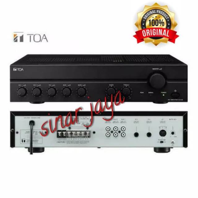 Jual Ampli Toa Za Watt Amplifier Toa Za Original