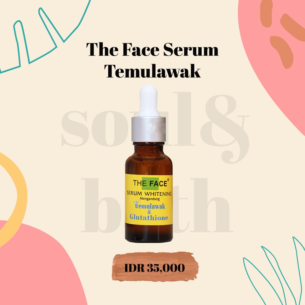 Jual The Face Temulawak Serum Wajah Ml Shopee Indonesia