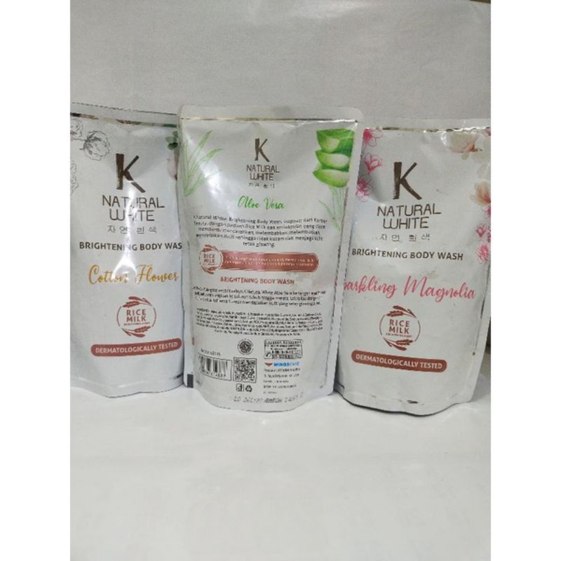 Jual K Natural White Body Wash 450ml Shopee Indonesia