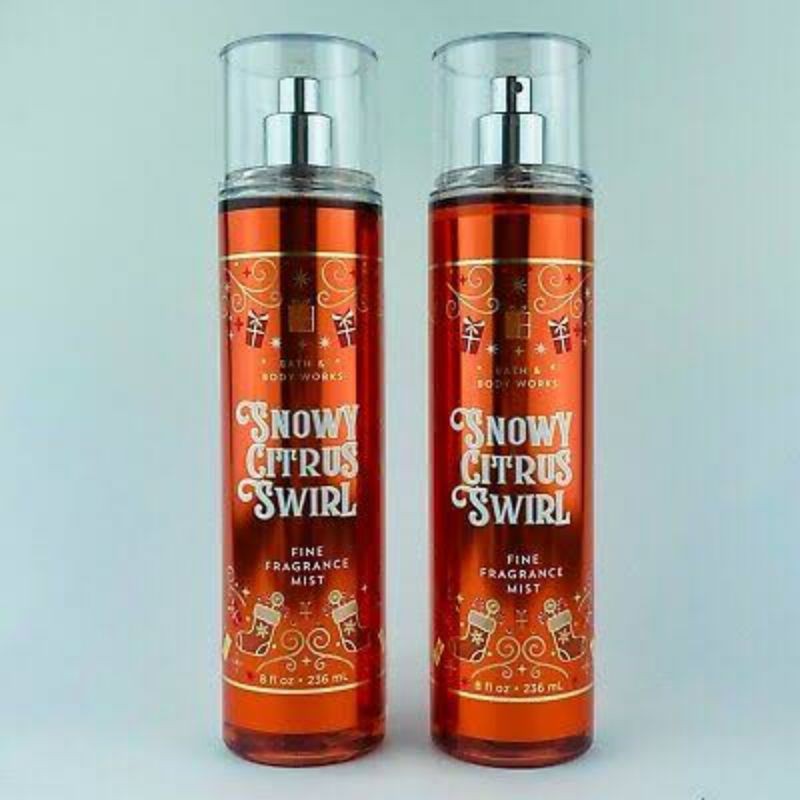 Jual BBW SNOWY CITRUS SWIRL BODY MIST FULL SIZE Shopee Indonesia