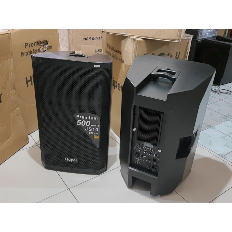 Jual Speaker Aktif HUPER JS 10 500WATT Shopee Indonesia