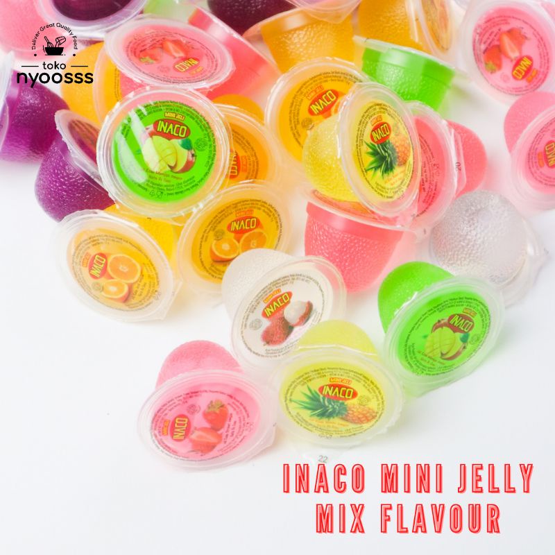 Jual Inaco Mini Jelly Mix Flavour 500Gr 1Kg Jelly Cup Mini Rasa