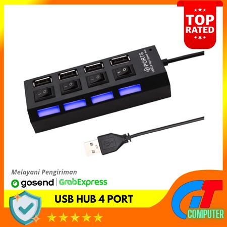 Jual Usb Hub Port Output On Off Saklar Lampu Usb New Shopee