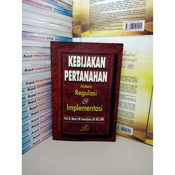 Jual Buku Ori Kebijakan Pertanahan Antara Regulasi Implementasi