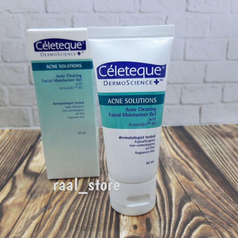 Jual Celeteque Acne Clearing Facial Moisturizer Gel Ml Shopee