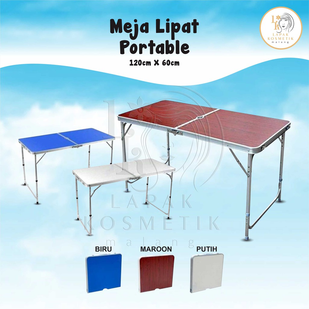 Jual Meja Lipat Portable Meja Lipat Serbaguna Uk Cm X Cm Model