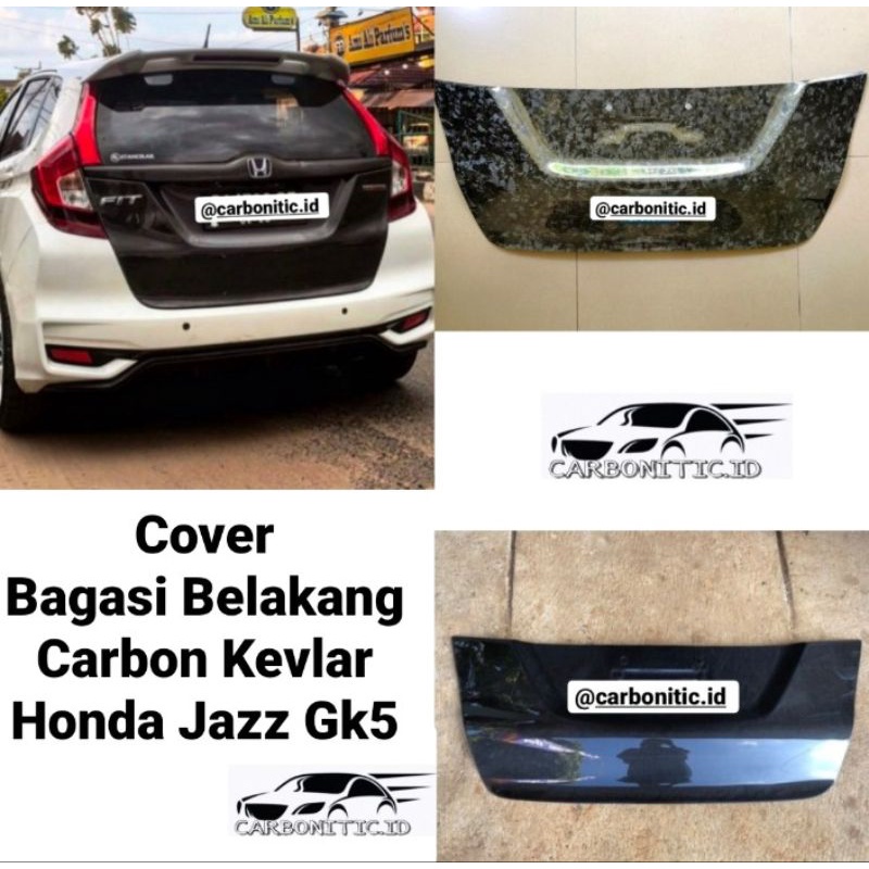 Jual Cover Bagasi Belakang Honda Jazz Gk5 Model Look Oem JDM Carbon