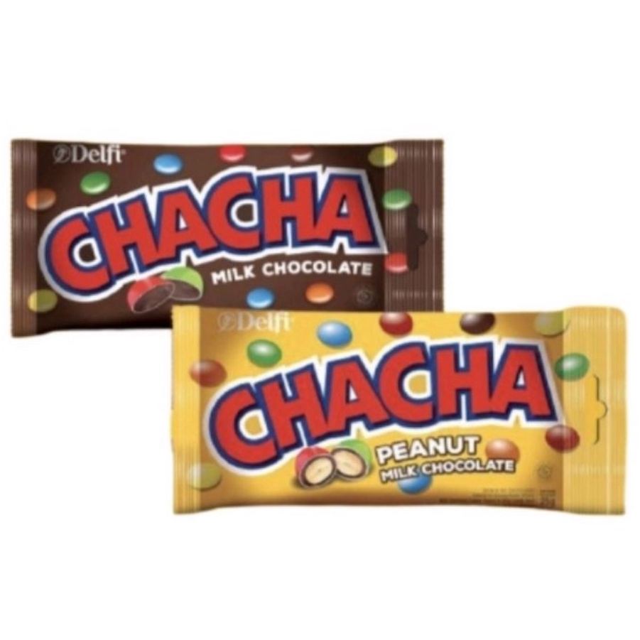 Jual Delfi Chacha Gram Milk Chocolate Peanut Coklat Grosir Murah Cha