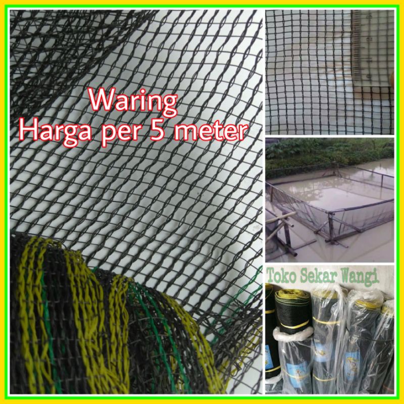 Jual Waring Ikan Waring Hitam Lebar Meter X Panjang Meter