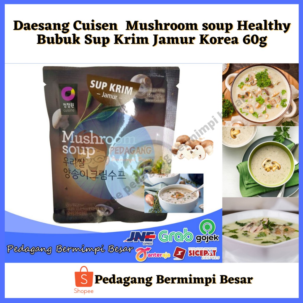 Jual Daesang Cuisine Mushroom Soup 60gr Bubuk Sup Krim Jamur Korea